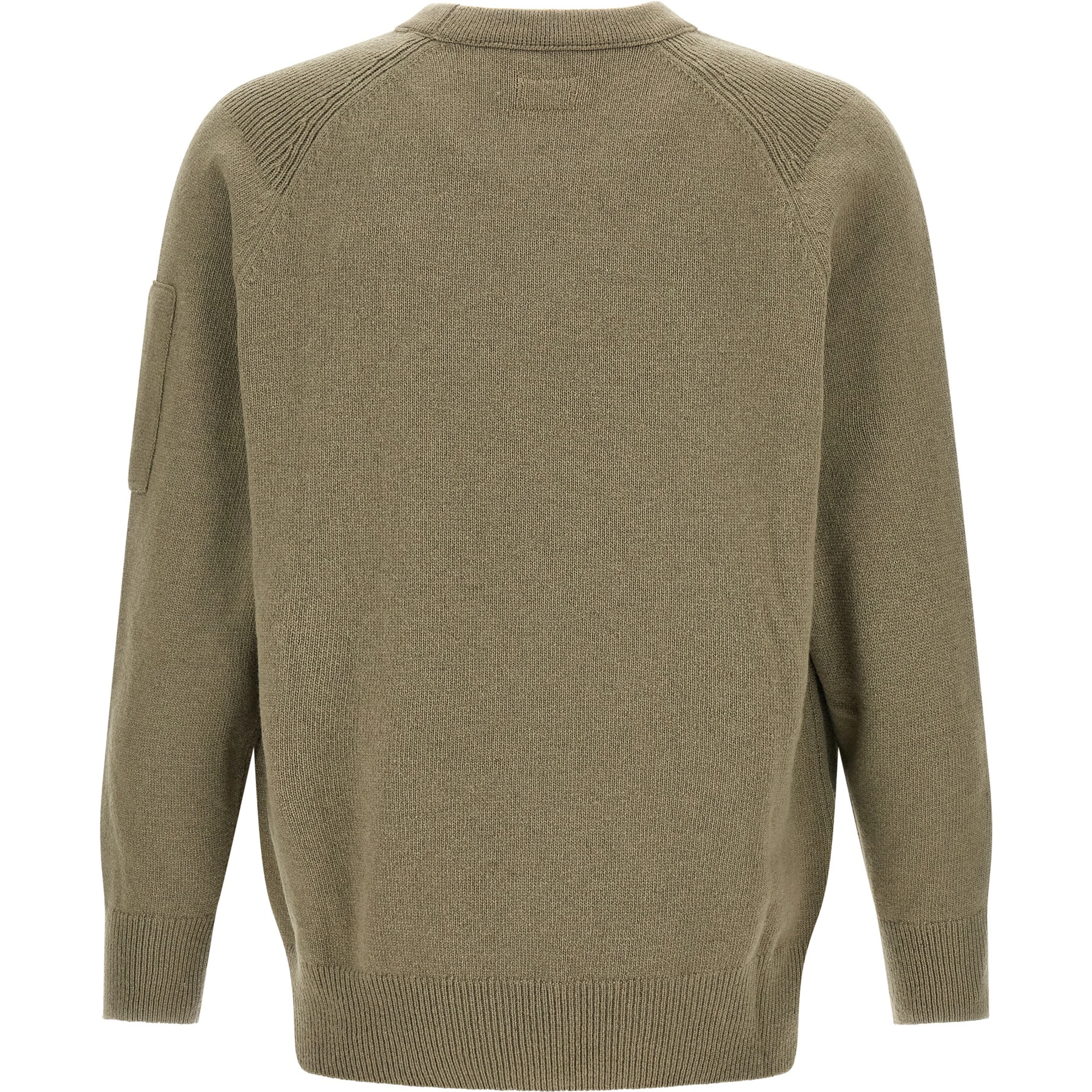Bicolor Wool Cardigan