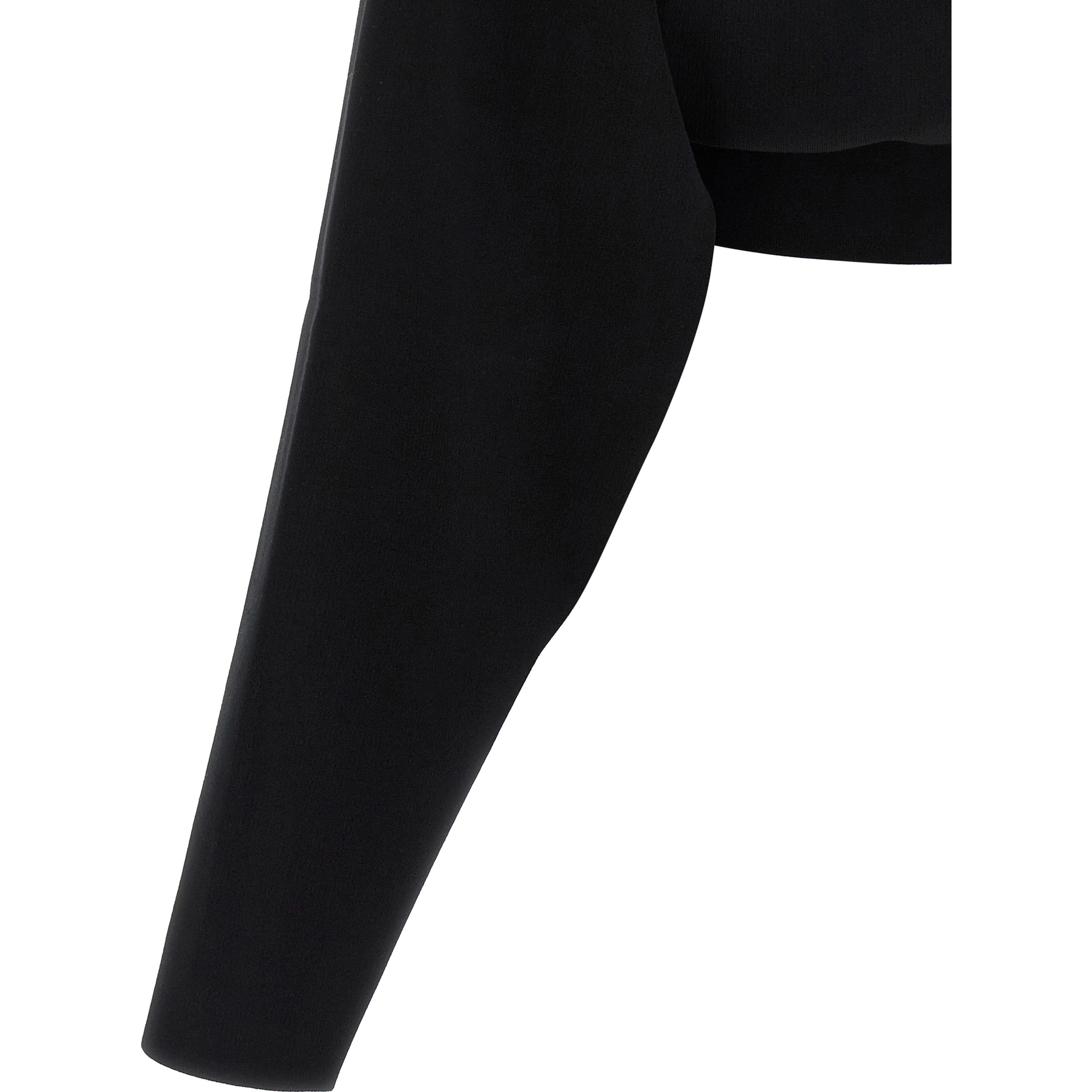 Black Viscose Sweatshirt
