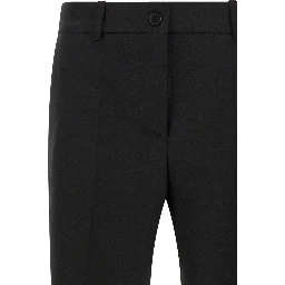 Black Virgin Wool Dress Pants