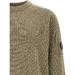 Bicolor Wool Cardigan