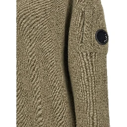 Bicolor Wool Cardigan