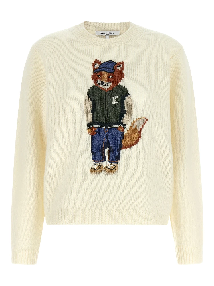White Wool Cardigan