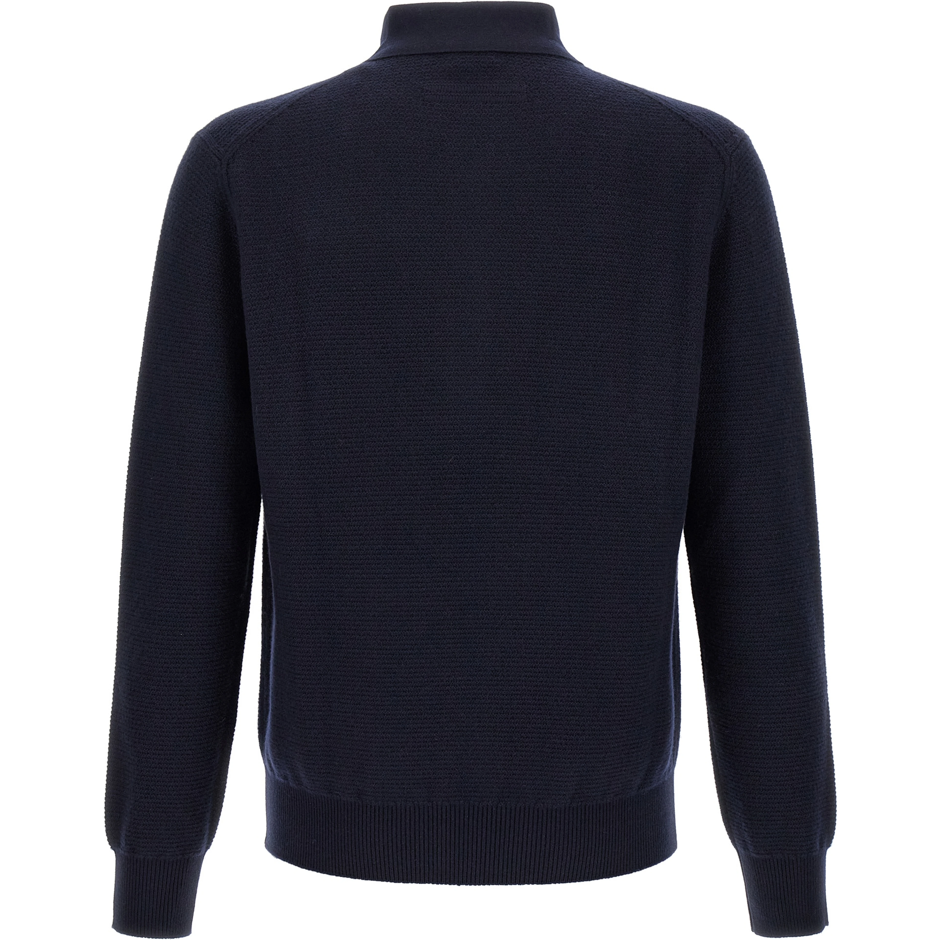 Blue Cashmere Polo Shirt