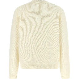 White Wool Cardigan