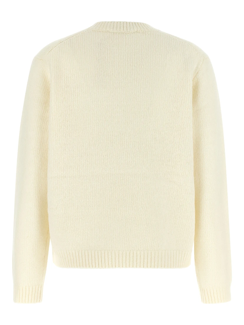White Wool Cardigan