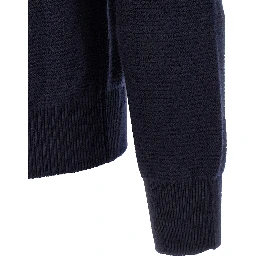Blue Cashmere Polo Shirt