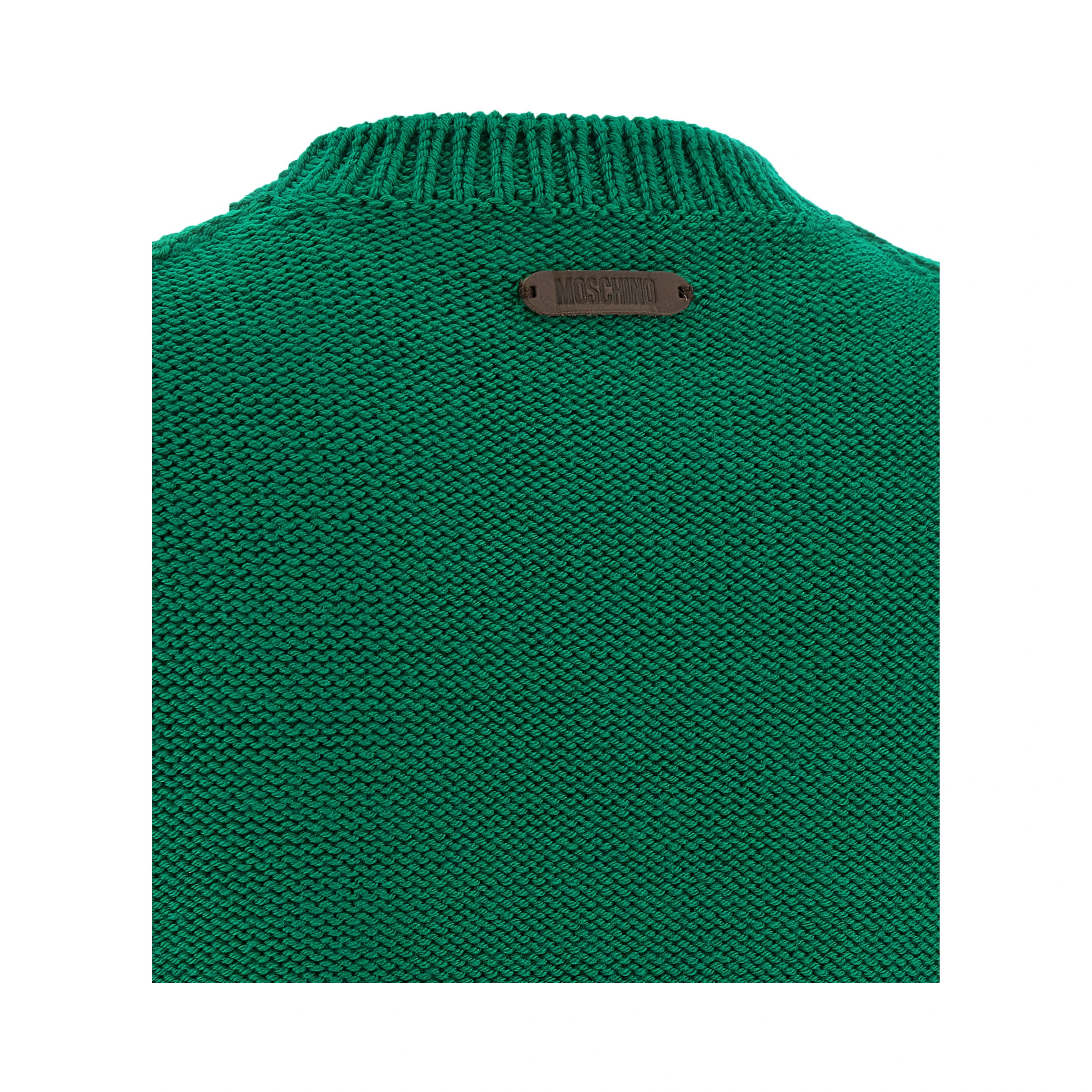 Bicolor Virgin Wool Cardigan