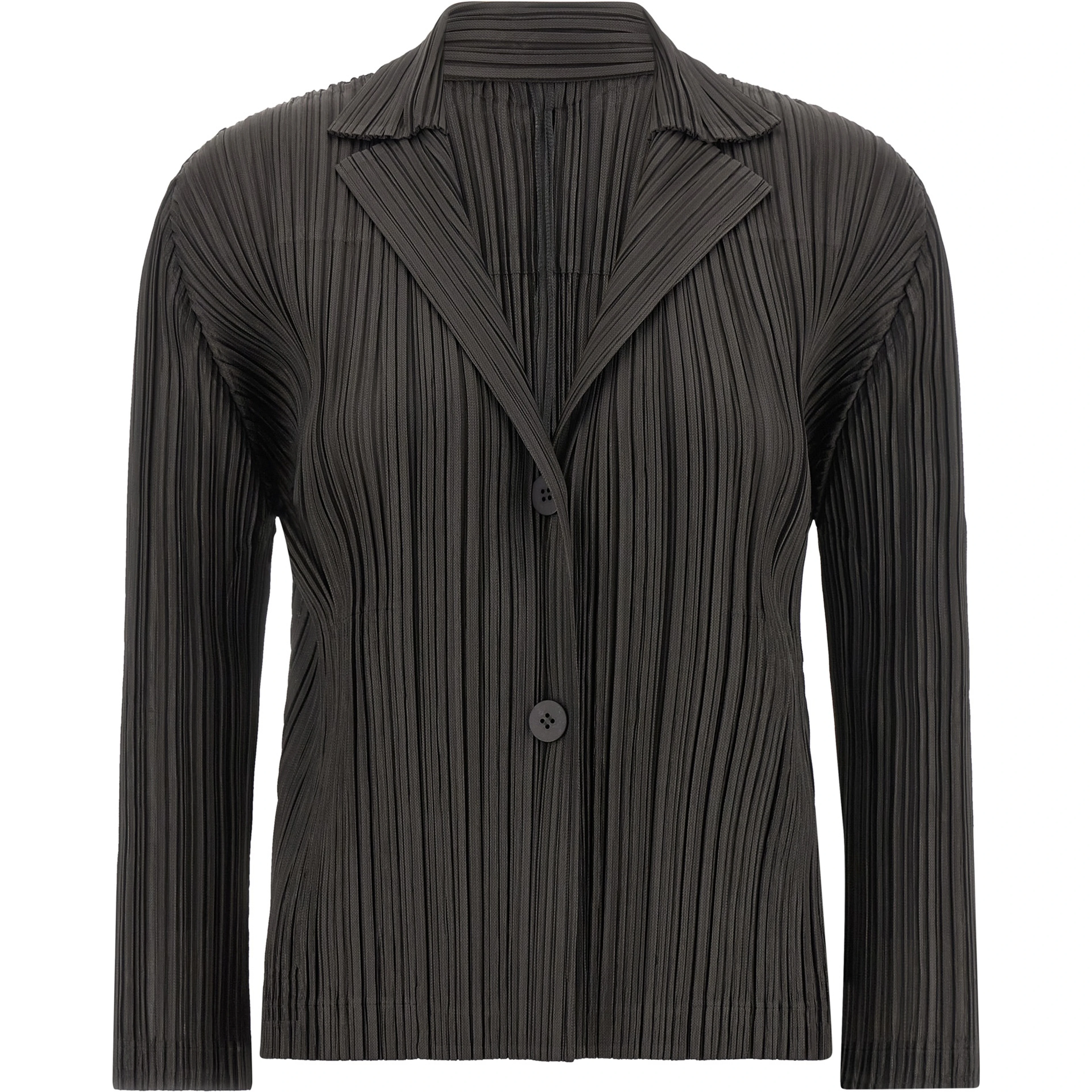 Gray Polyester Blazer
