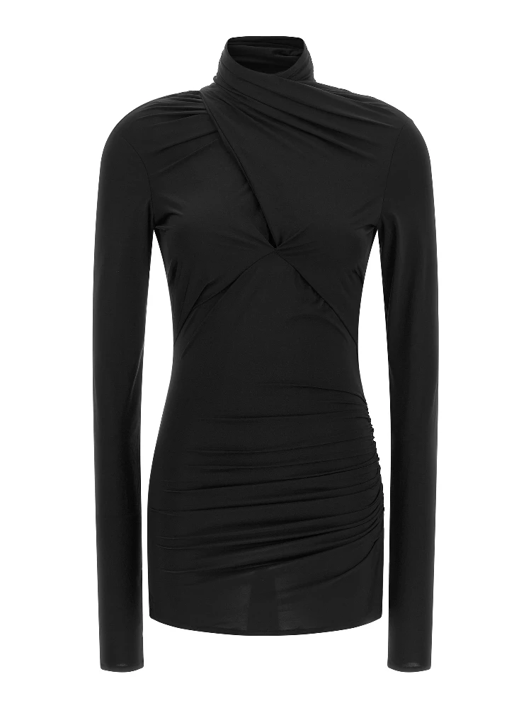 Black Nylon Tank Tops