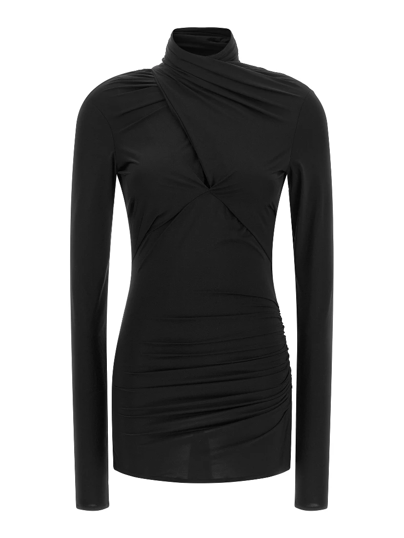 Black Nylon Tank Tops