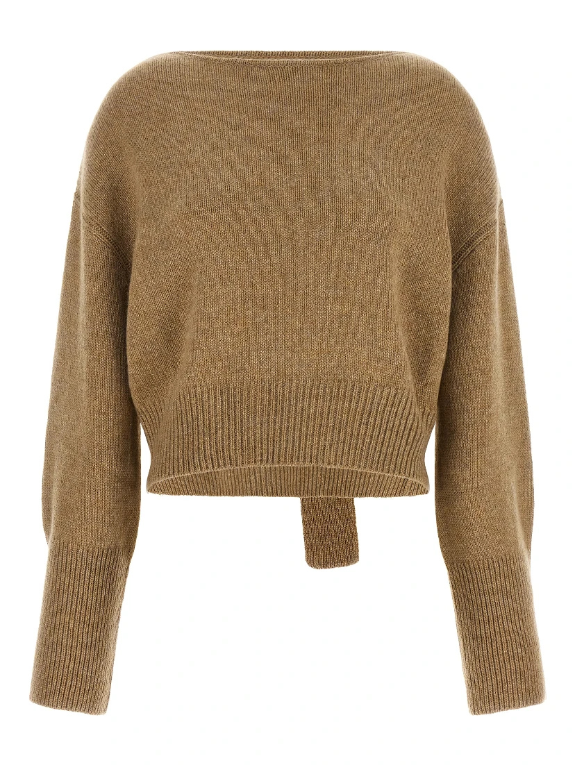 Beige Cashmere Cardigan