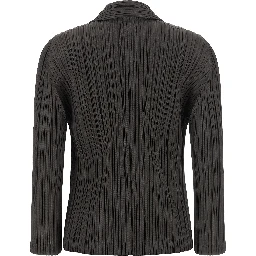 Gray Polyester Blazer