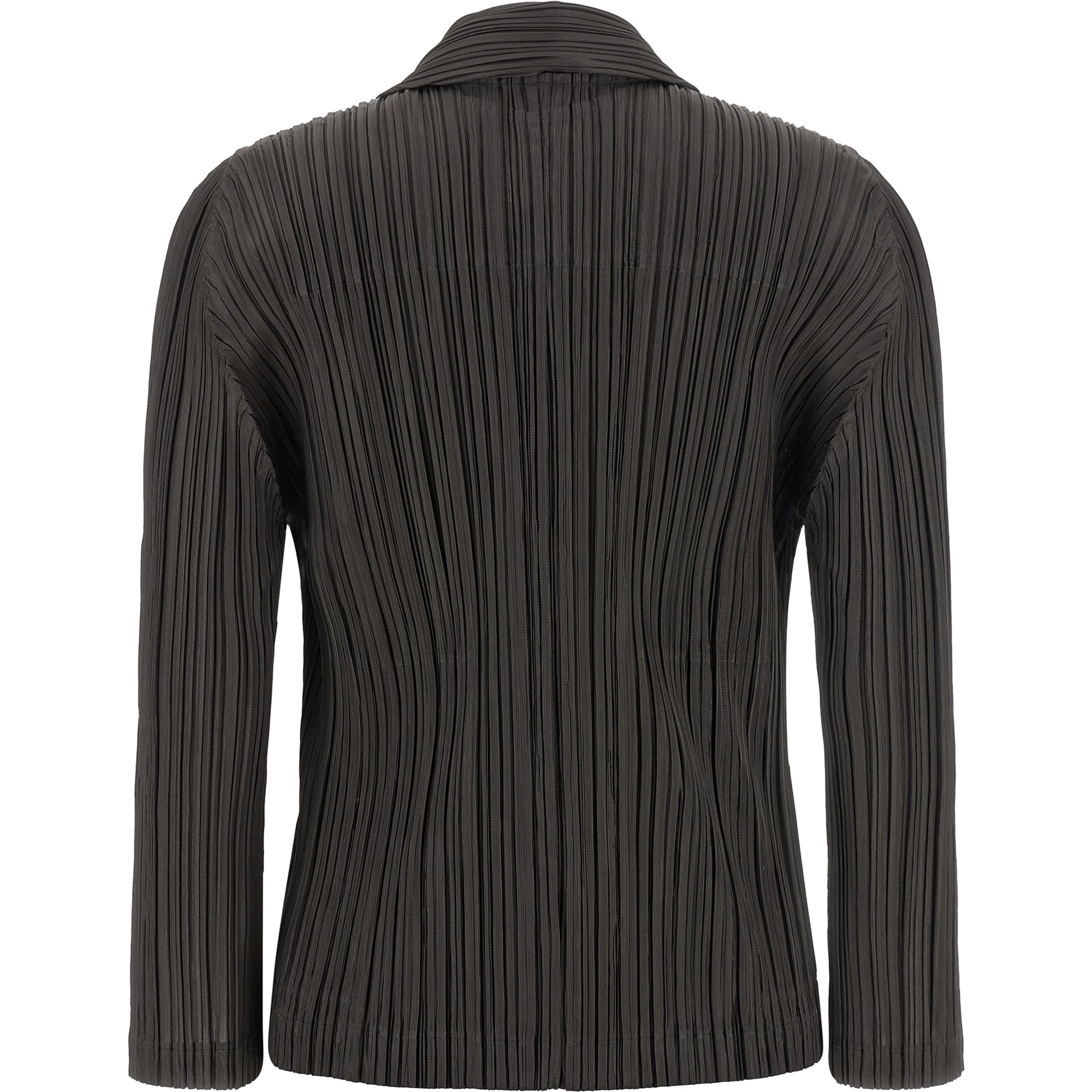 Gray Polyester Blazer