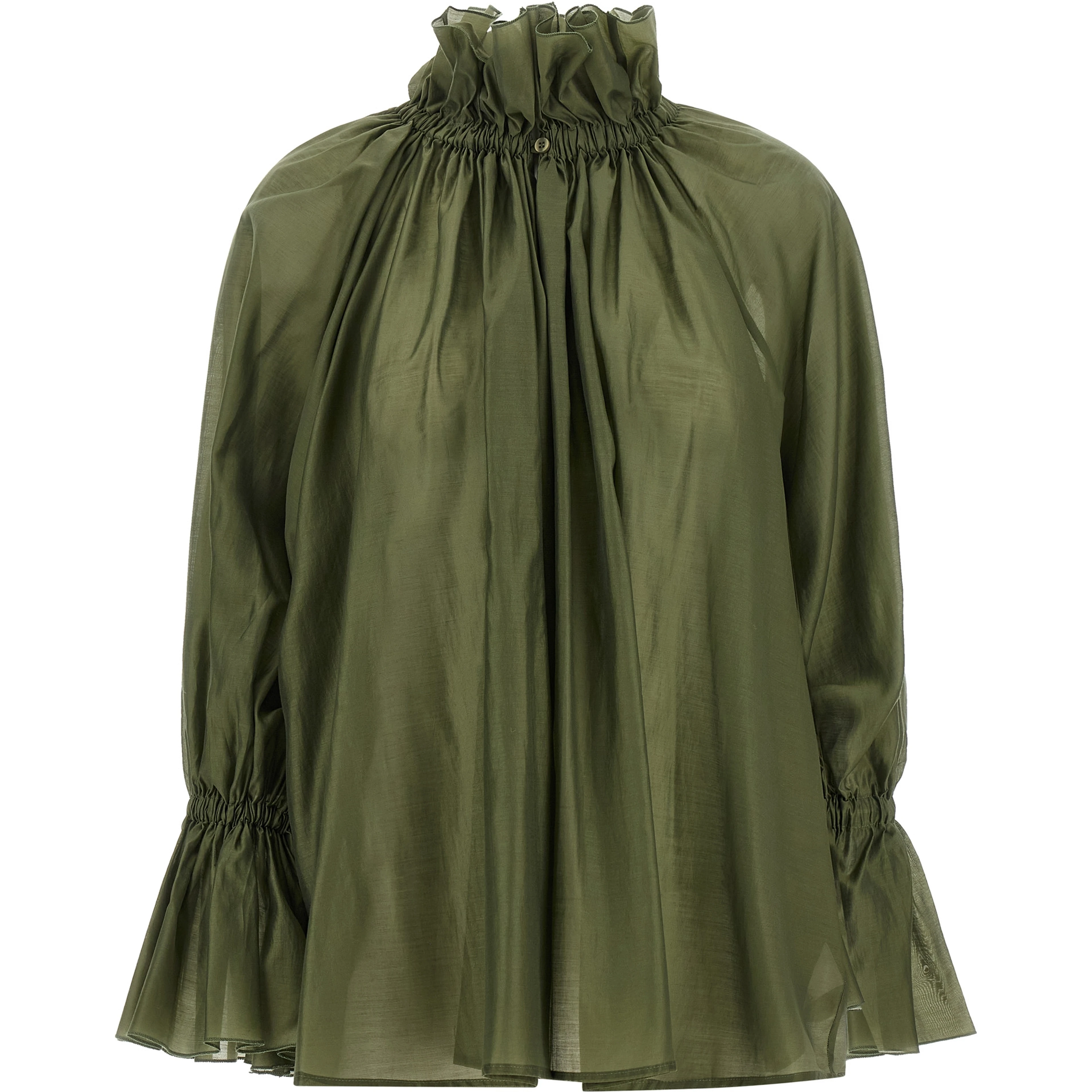 Bicolor Lyocell Blouse