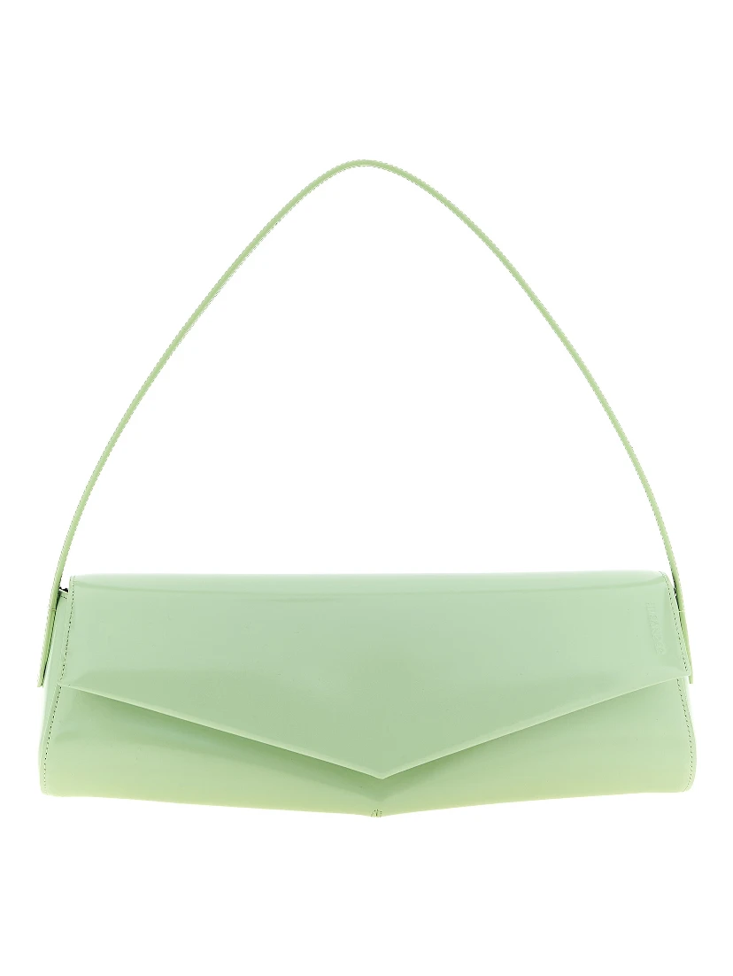 حقيبة كتف من جلد العجل بلونين