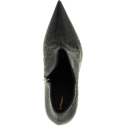 Black Nubuc Leather Ankle Boots
