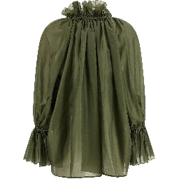 Bicolor Lyocell Blouse