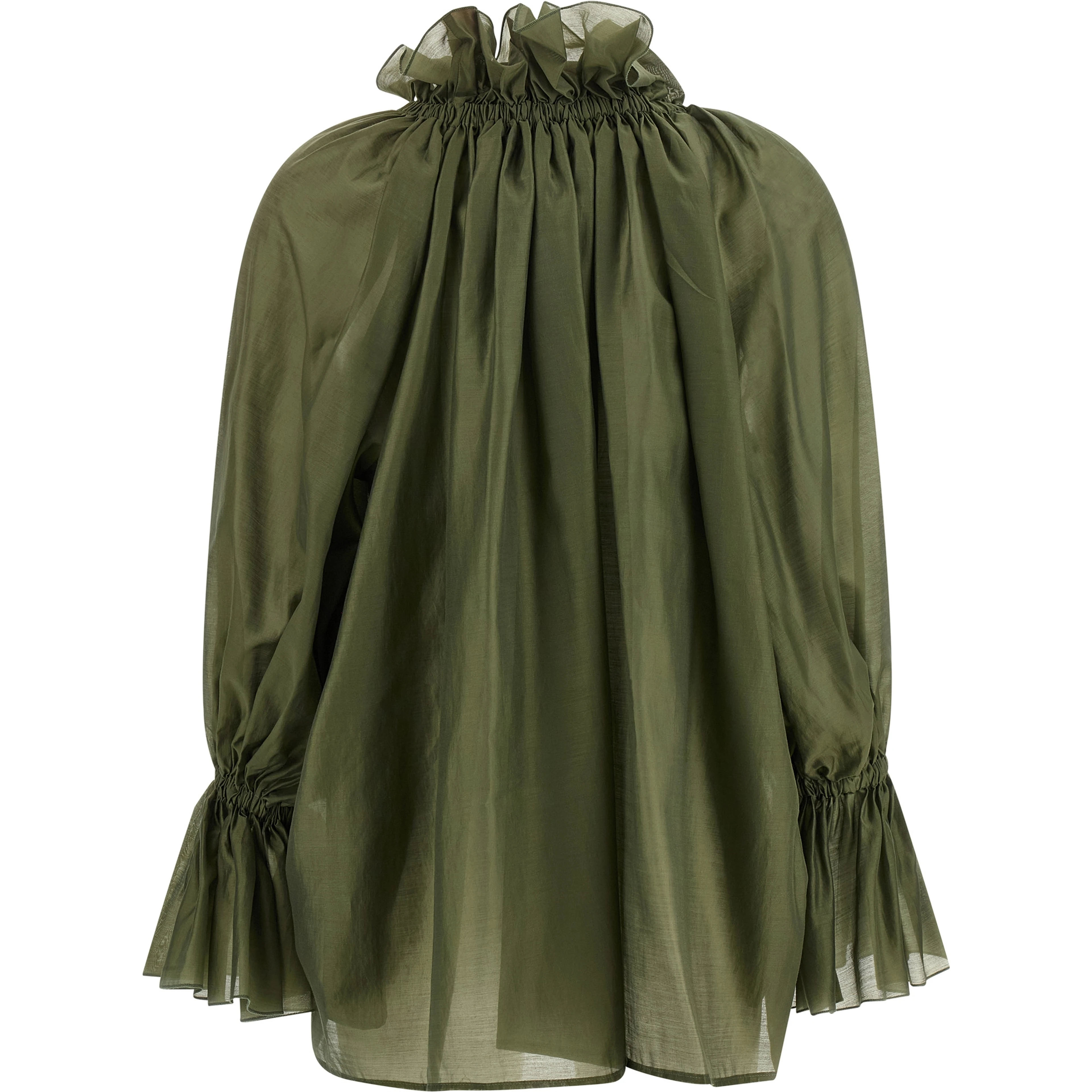 Bicolor Lyocell Blouse