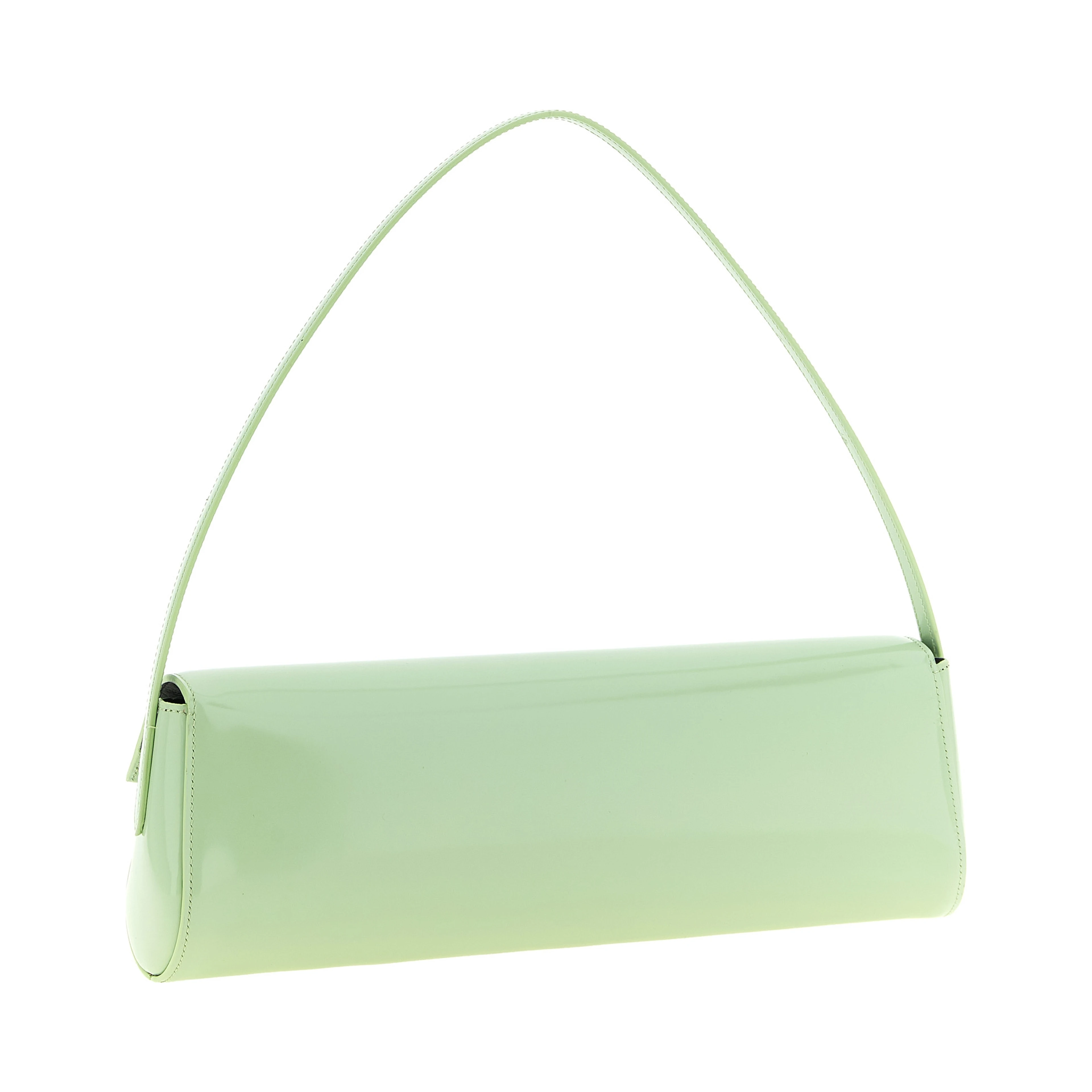 Bicolor Calfskin Shoulder Bag