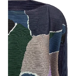 Multicolor Polyester Midi Dress
