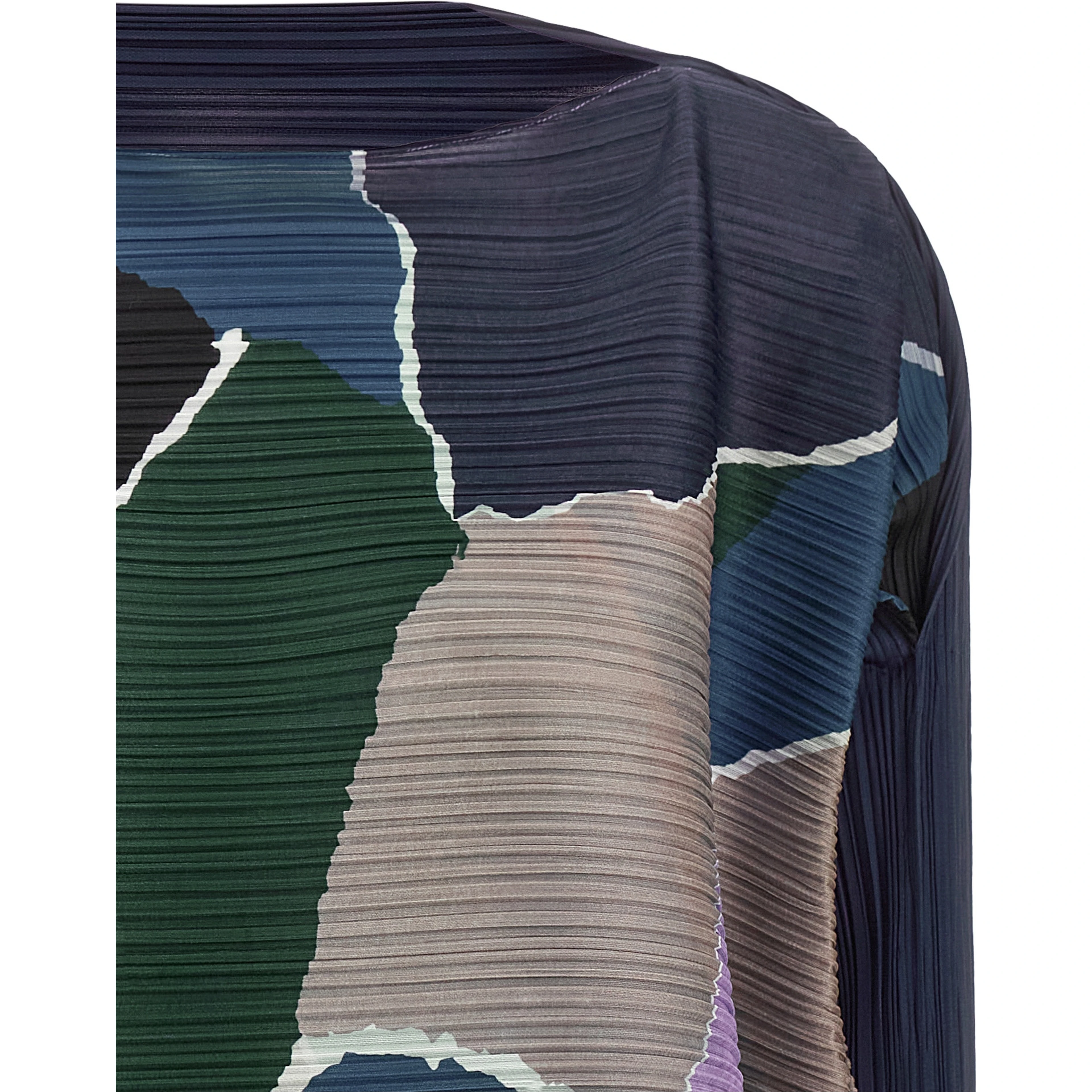 Multicolor Polyester Midi Dress
