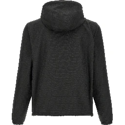 Black Polyester Shell Jacket