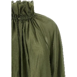Bicolor Lyocell Blouse
