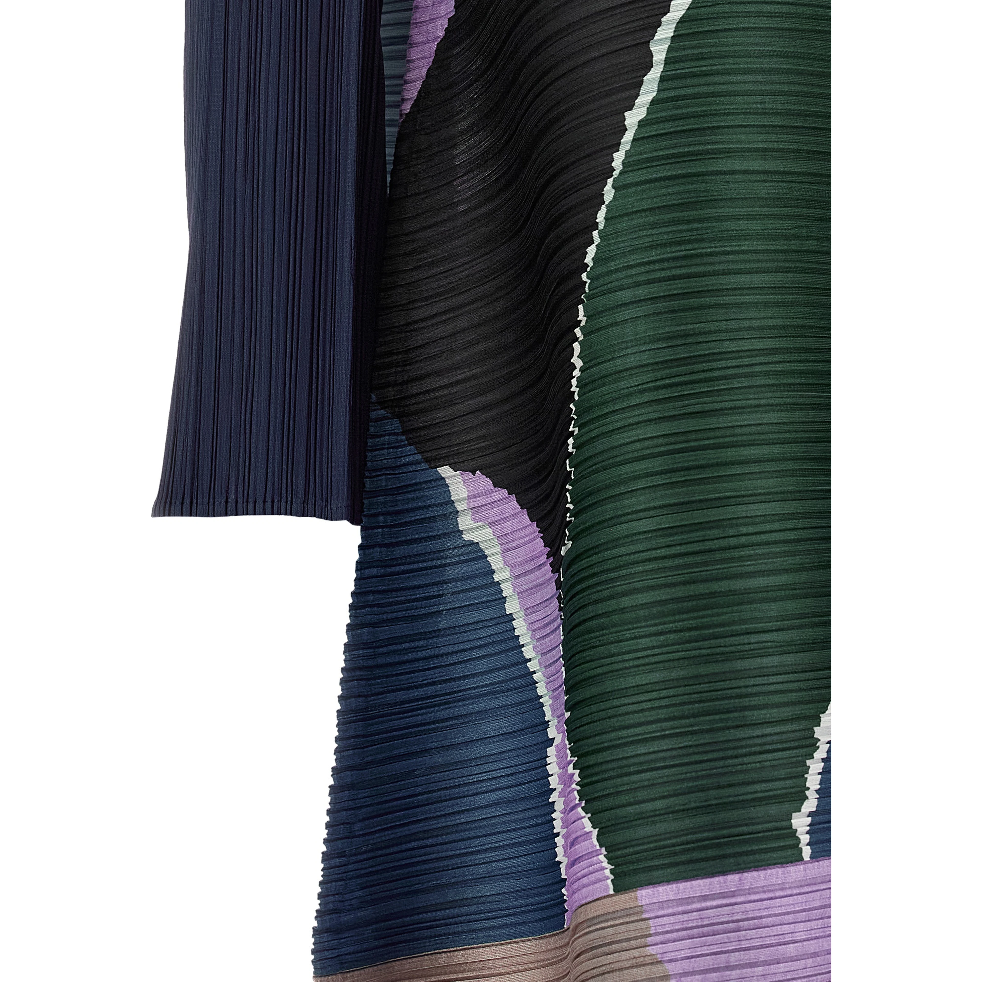 Multicolor Polyester Midi Dress