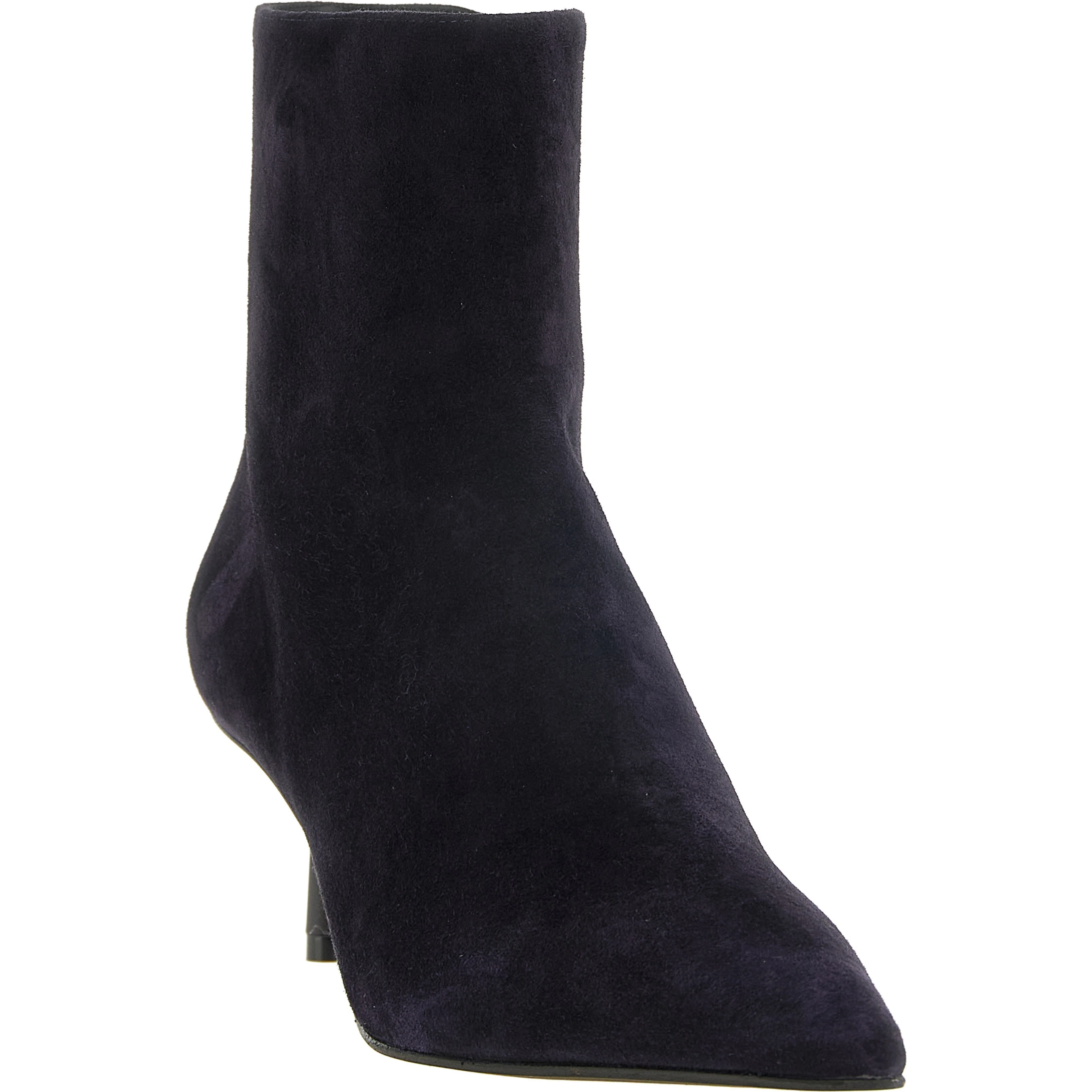 Blue Lambskin Ankle Boots