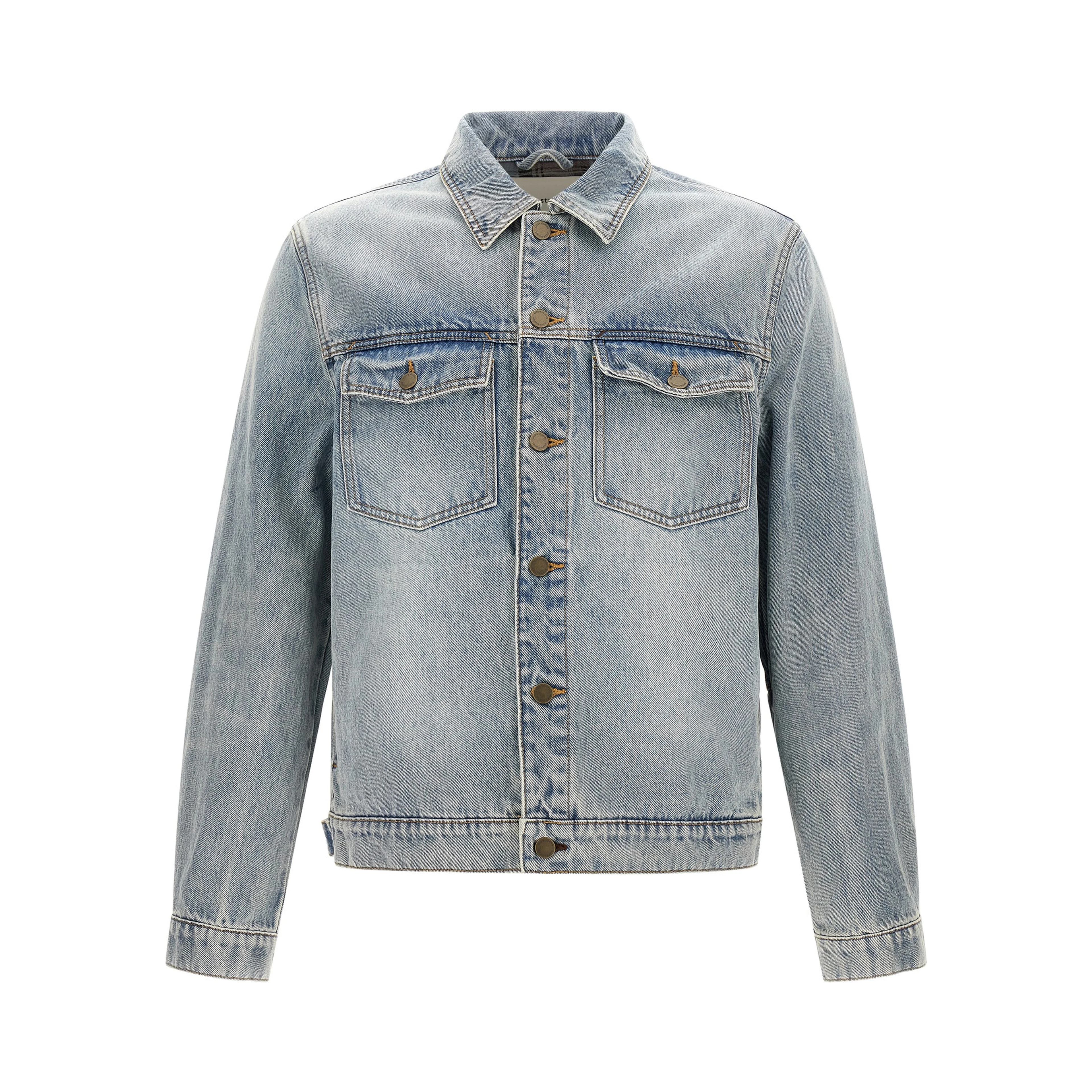 Blue Cotton Denim Jacket