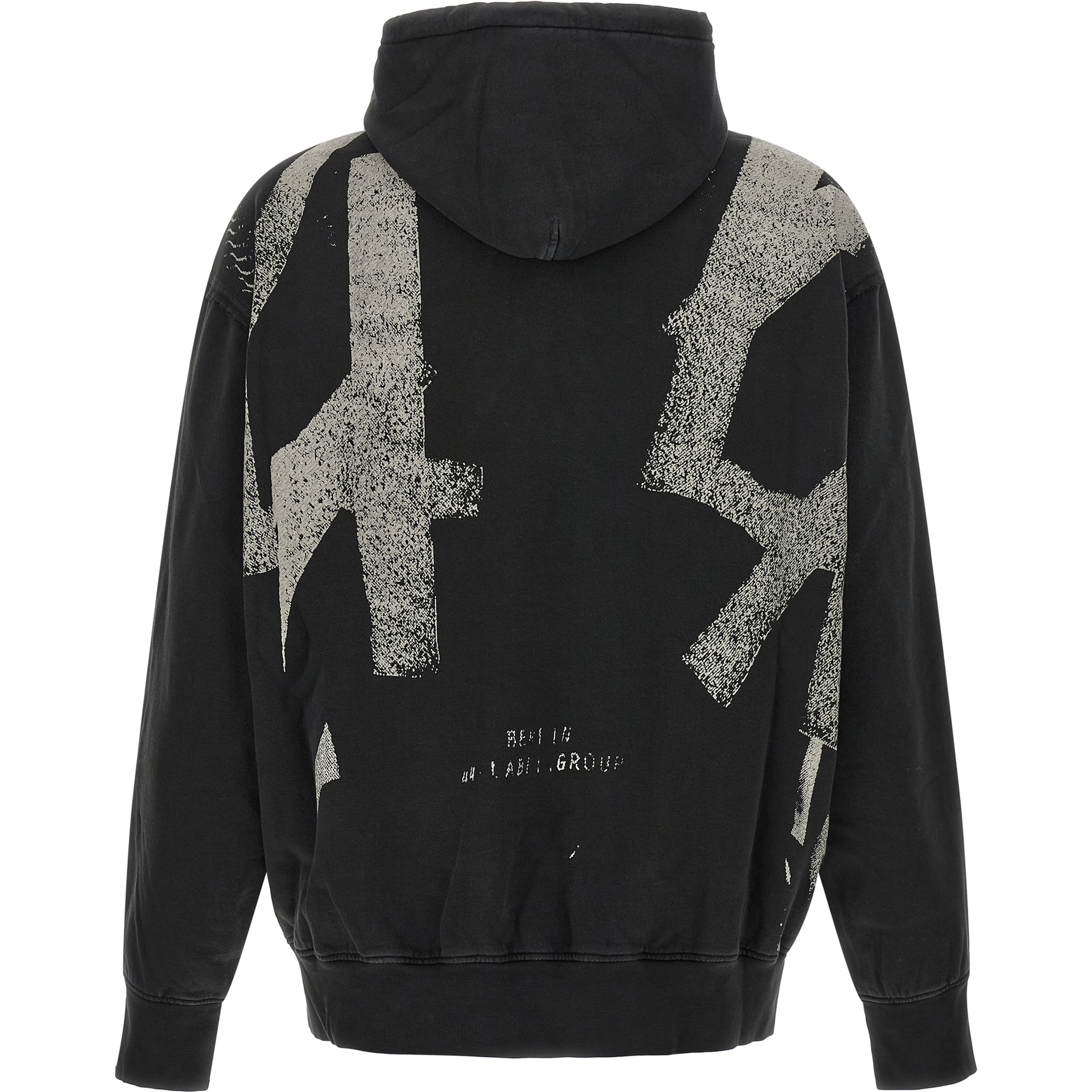 Black Cotton Sweatshirt