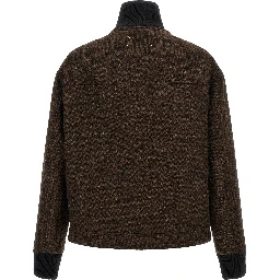 Brown Wool Bomber