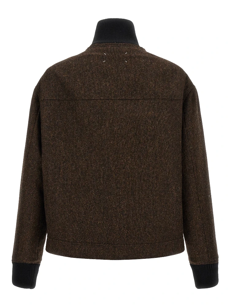 Brown Wool Bomber alternative
