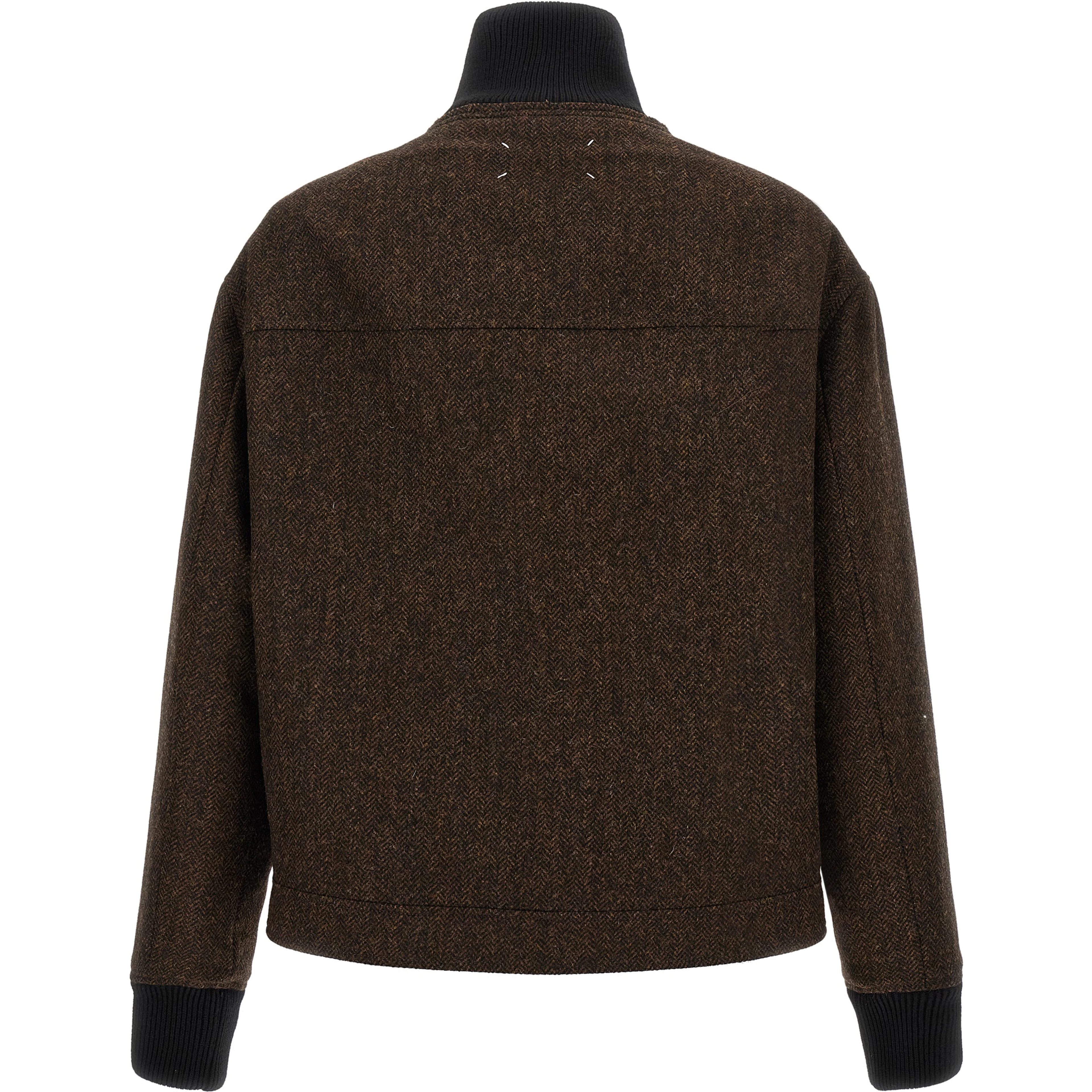 Brown Wool Bomber