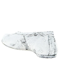 White Lambskin Ballet Flats