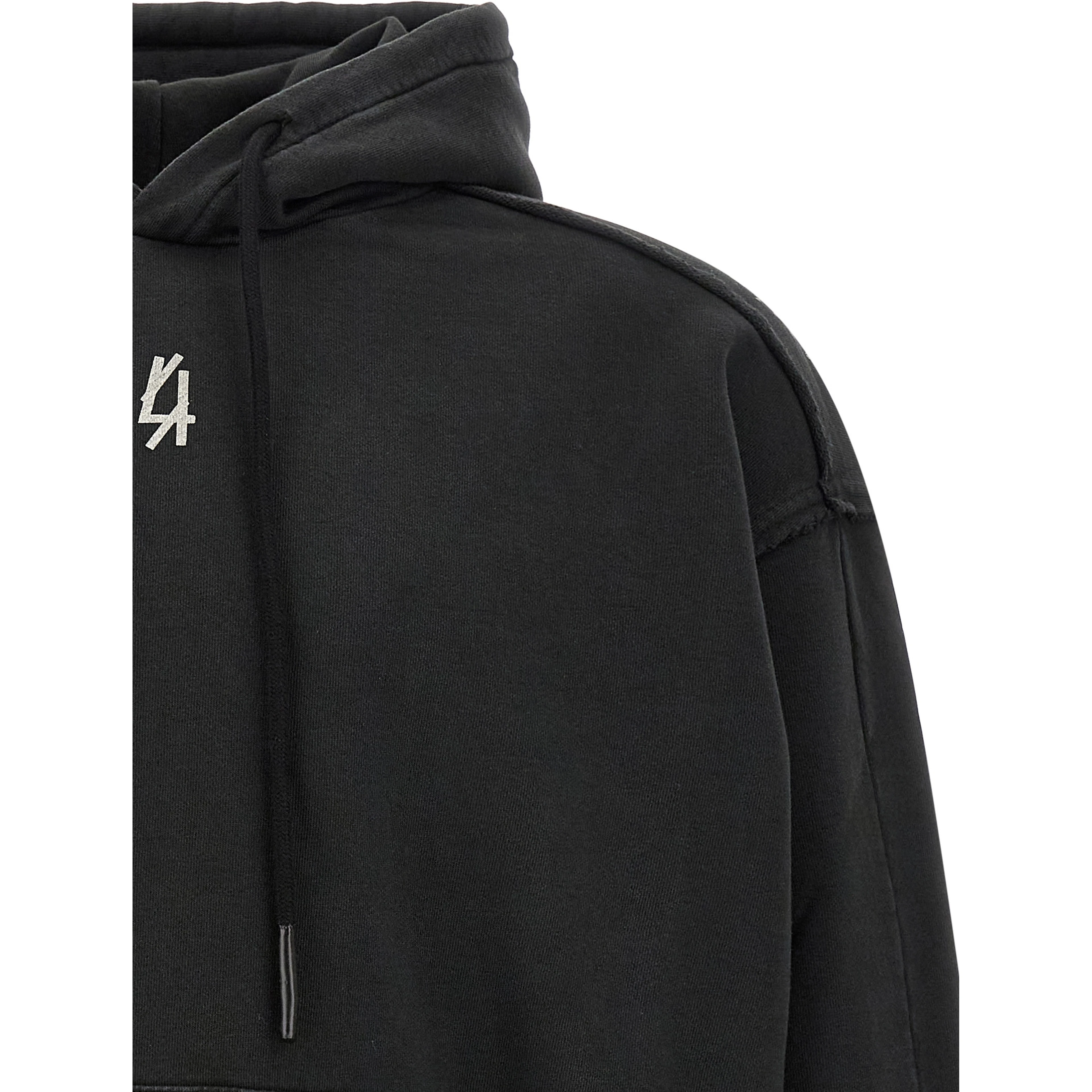 Black Cotton Sweatshirt