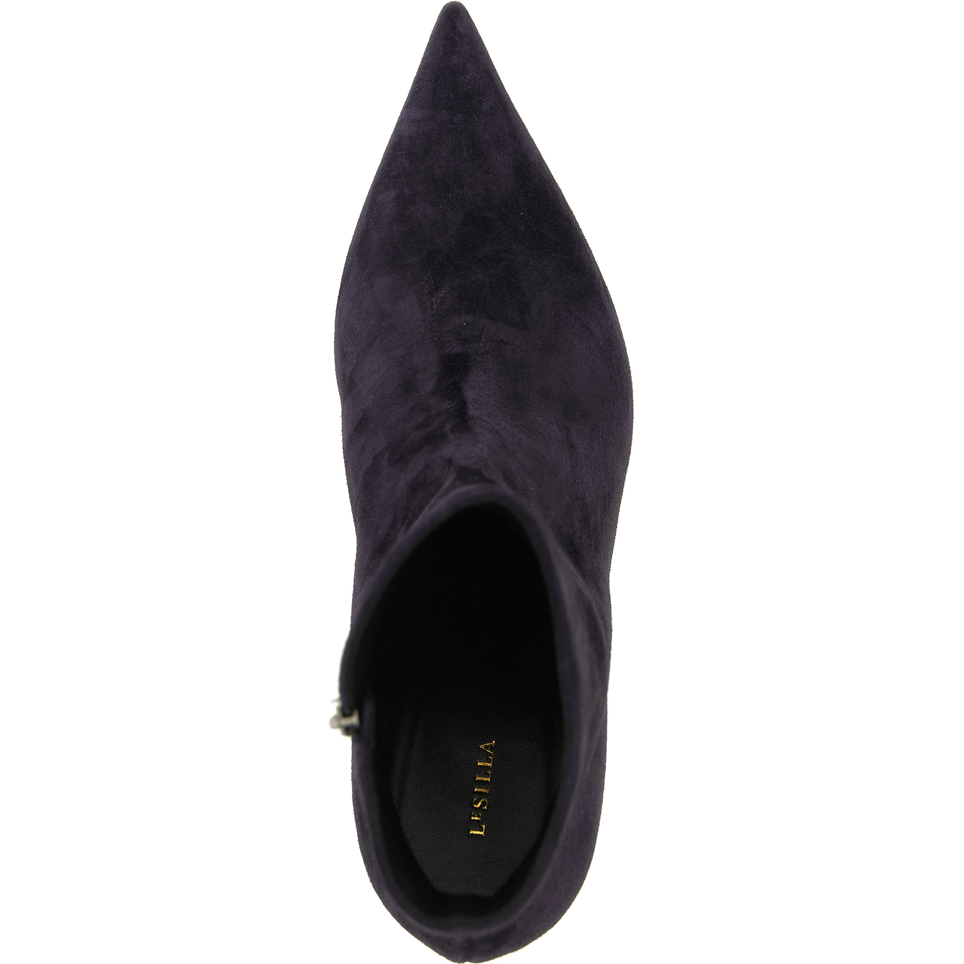 Blue Lambskin Ankle Boots