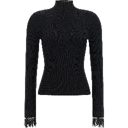 Black Viscose Cardigan