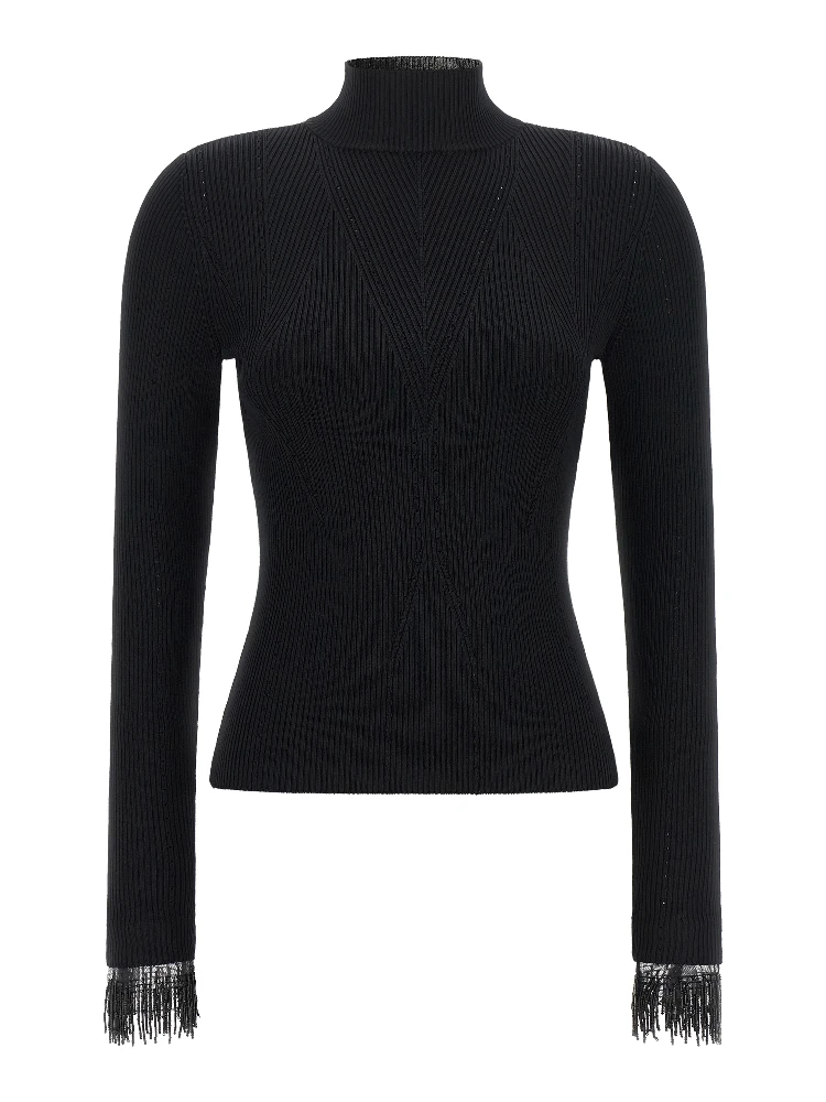 Black Viscose Cardigan