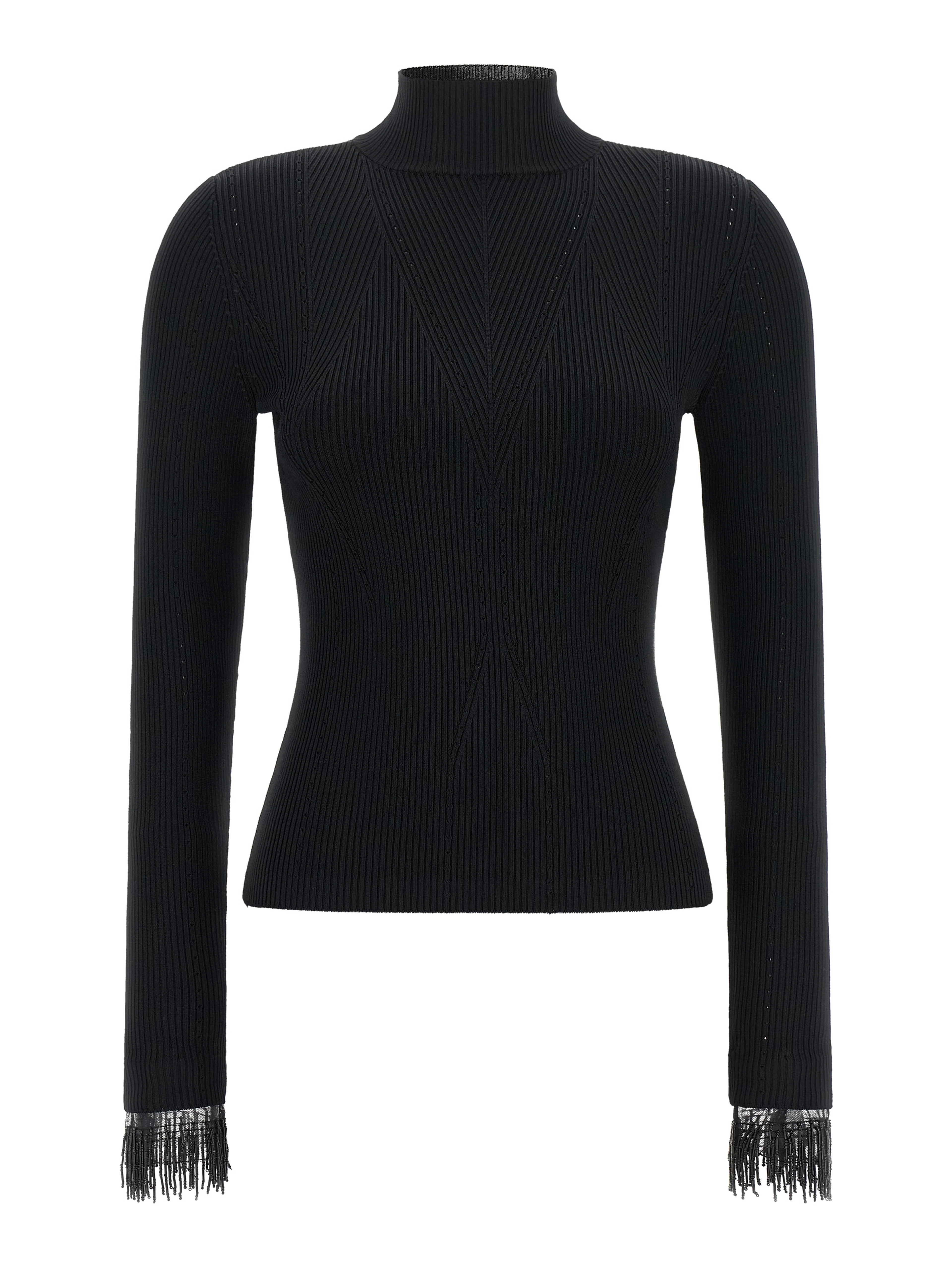 Black Viscose Cardigan