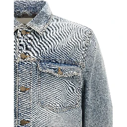 Blue Cotton Denim Jacket