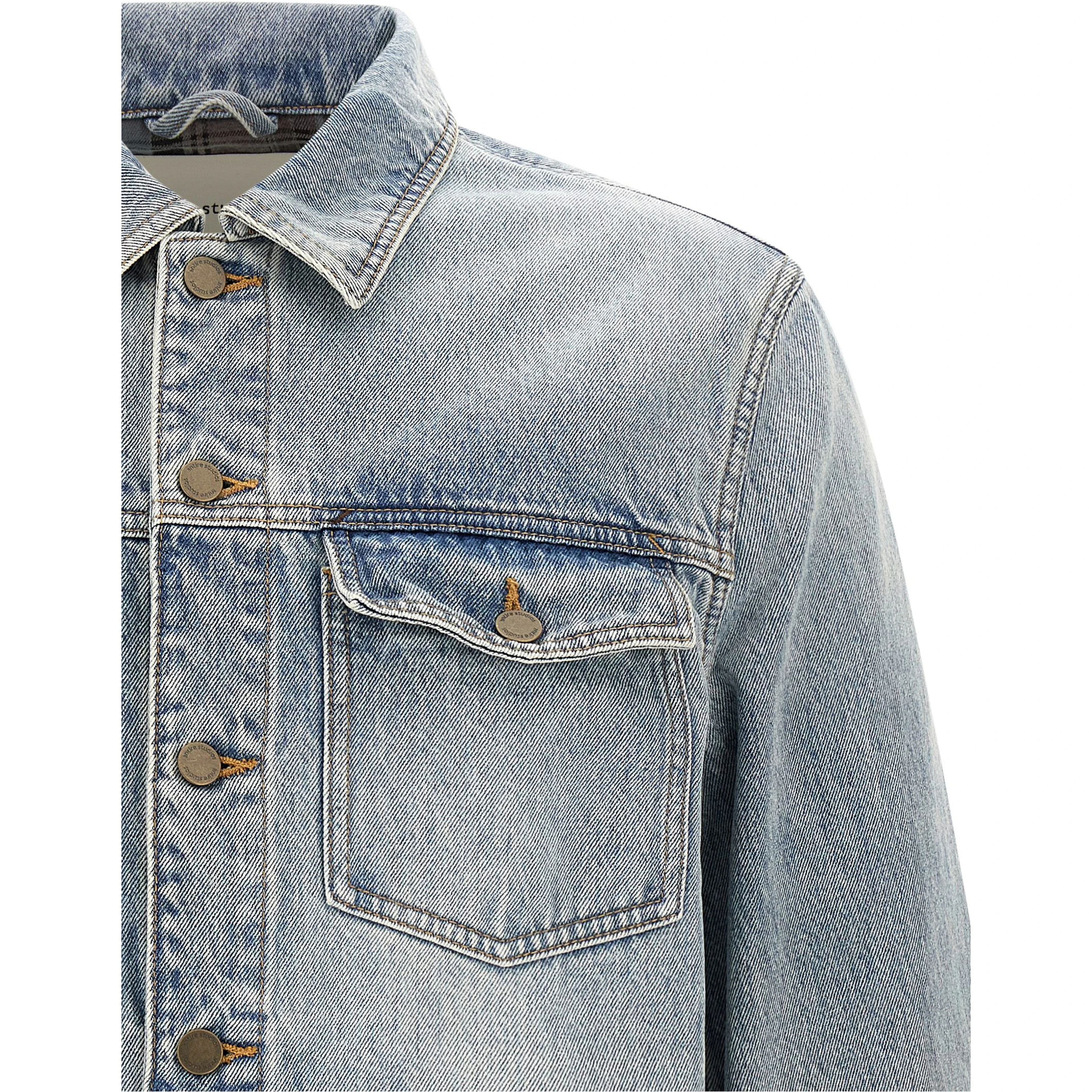 Blue Cotton Denim Jacket
