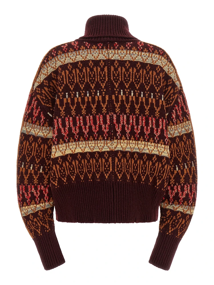 Bordeaux Wool Cardigan alternative