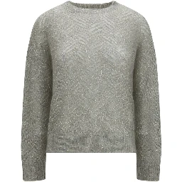 Gray Linen Sweatshirt