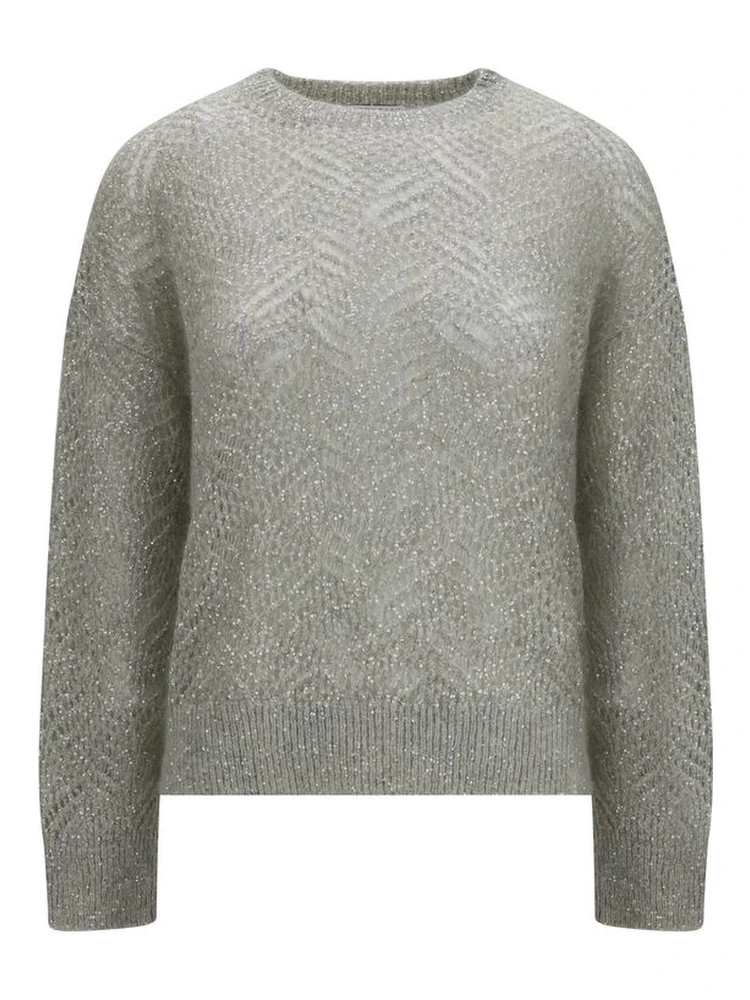 Gray Linen Sweatshirt