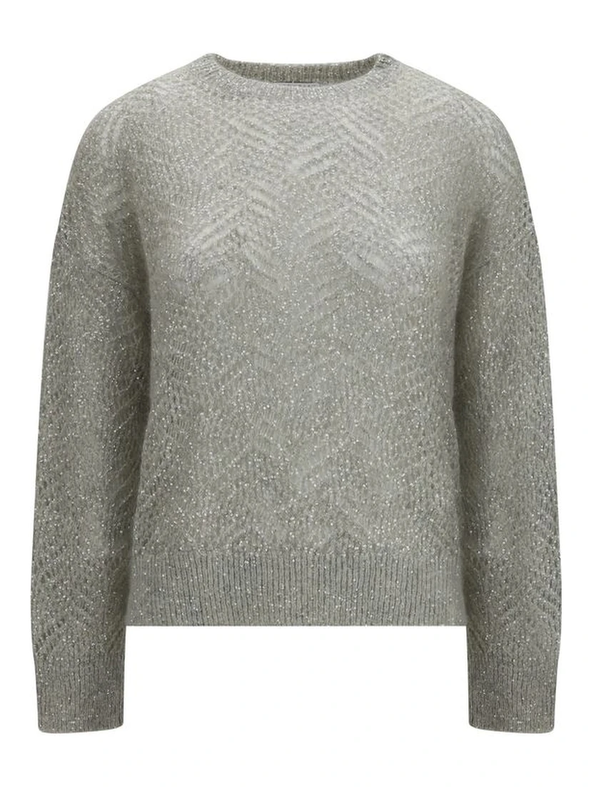 Gray Linen Sweatshirt