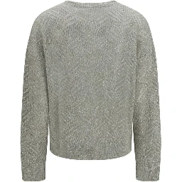 Gray Linen Sweatshirt