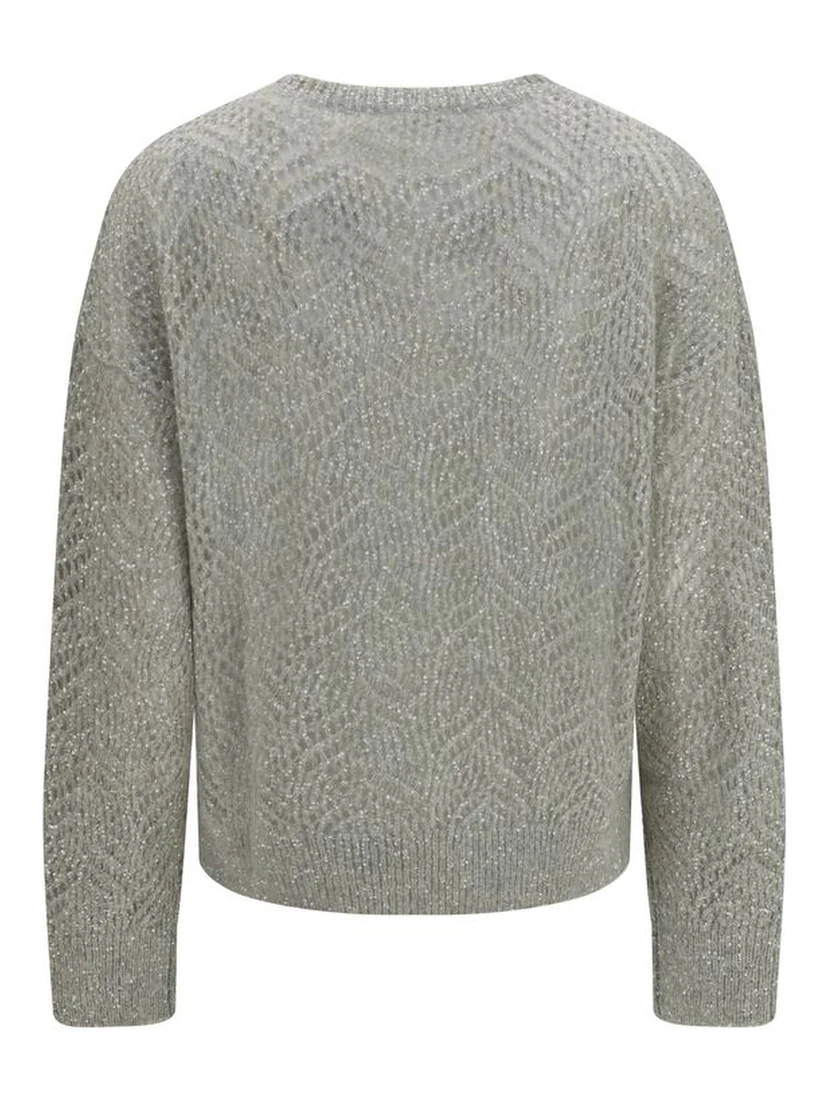 Gray Linen Sweatshirt