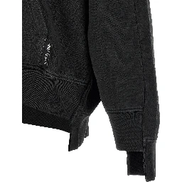 Black Cotton Sweatshirt