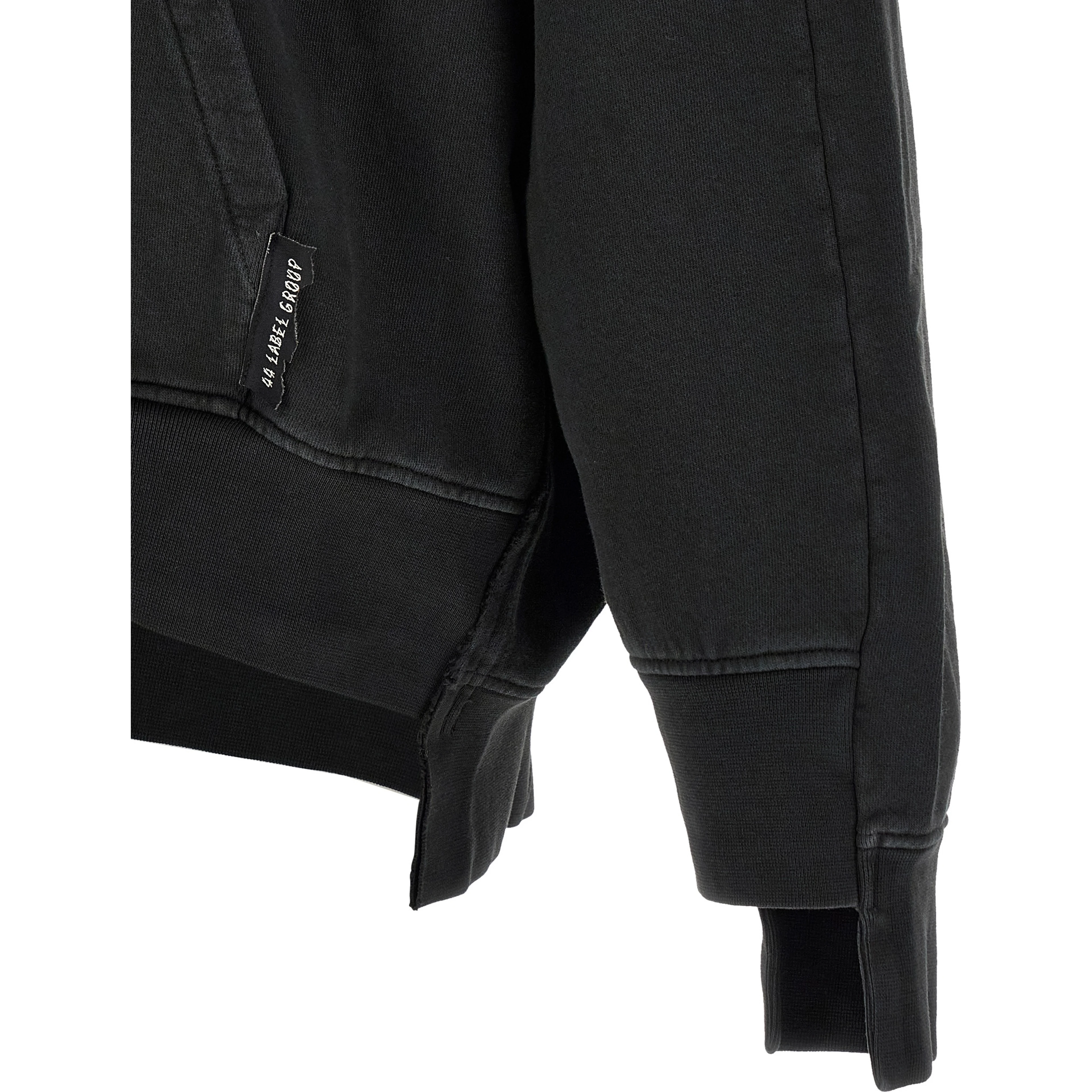 Black Cotton Sweatshirt
